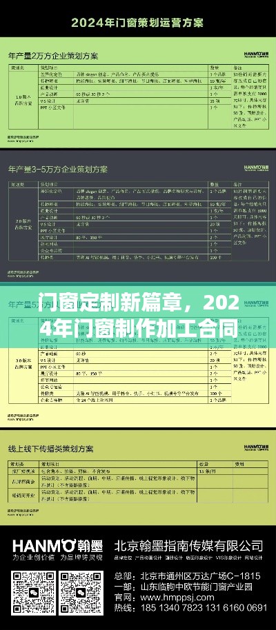2024年门窗制作加工合同详解，开启门窗定制新篇章✨