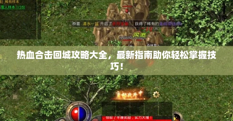 热血合击回城攻略大全，最新指南助你轻松掌握技巧！