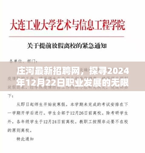 庄河最新招聘网，探寻职业发展无限可能的未来日期（2024年12月22日）