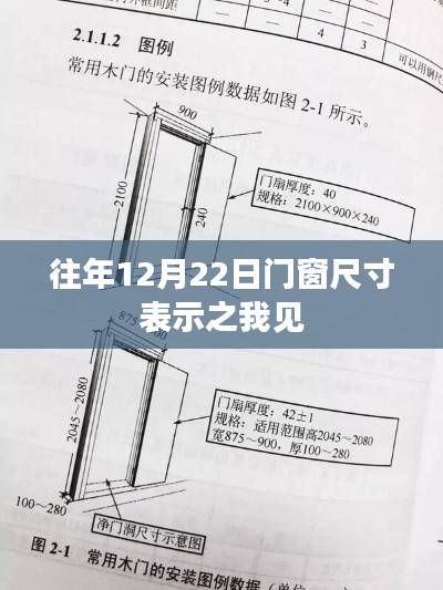 门窗尺寸表示之我见，历年观察与解读（12月22日）