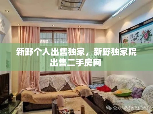 新野个人出售独家，新野独家院出售二手房网 
