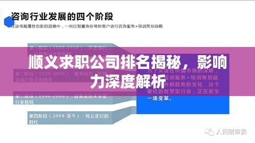 顺义求职公司排名揭秘，影响力深度解析