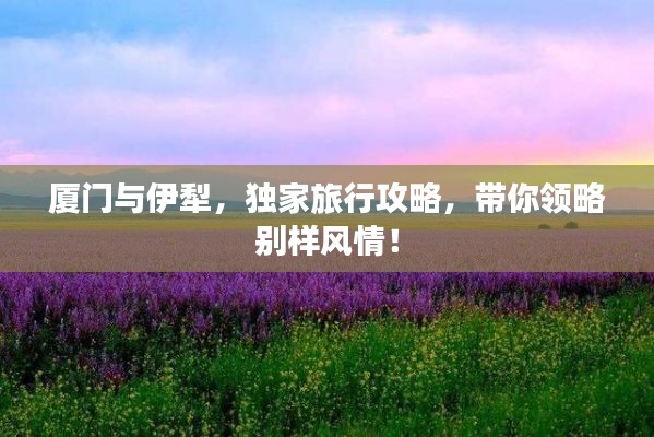 厦门与伊犁，独家旅行攻略，带你领略别样风情！