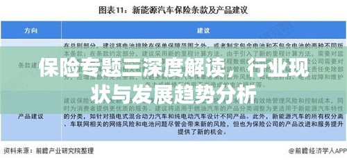 保险专题三深度解读，行业现状与发展趋势分析